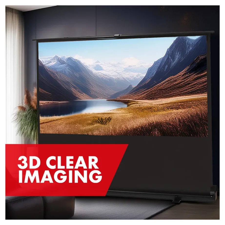 Maclean MC-213 100″ (213×133 cm) vabaal seisev 16:10 projektsiooniekraan – 12