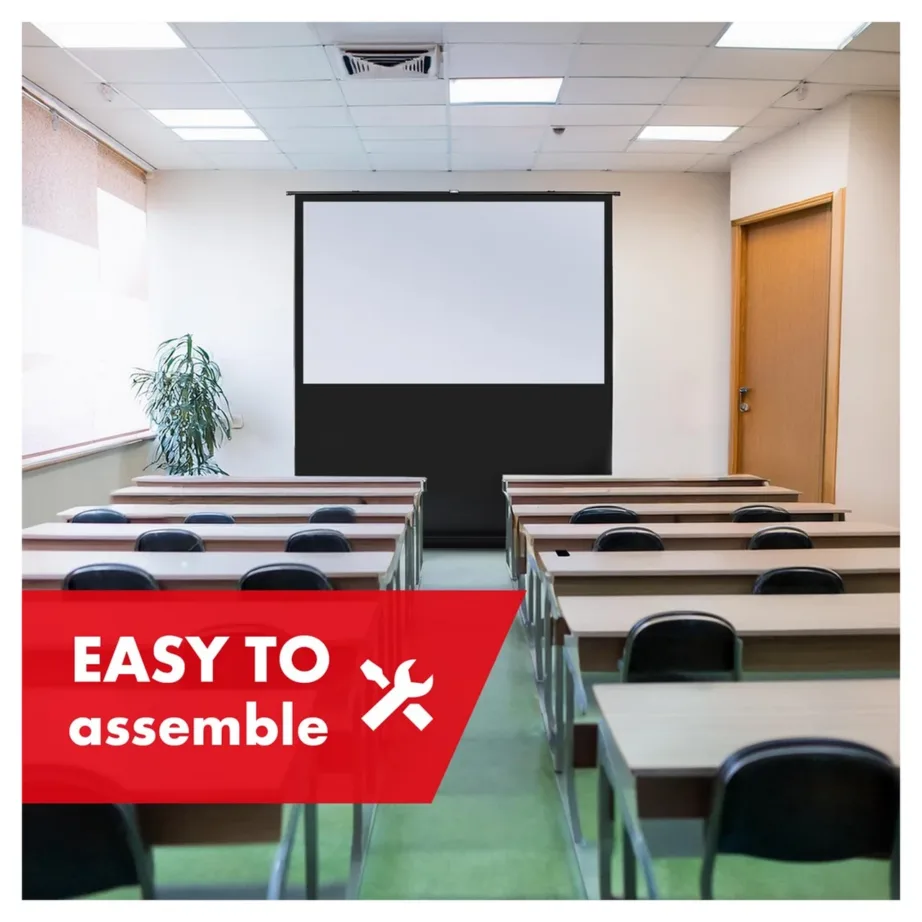 Maclean MC-213 100″ (213×133 cm) vabaal seisev 16:10 projektsiooniekraan – 5