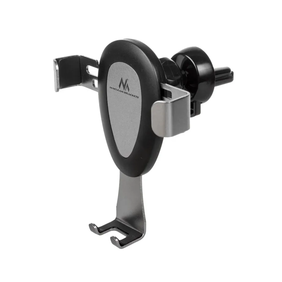 Maclean MC-324 valge universaalne autotelefoni hoidik ventilatsiooniavale, gravitatsiooniline, reguleeritava laiusega, kuni 90 mm – 5