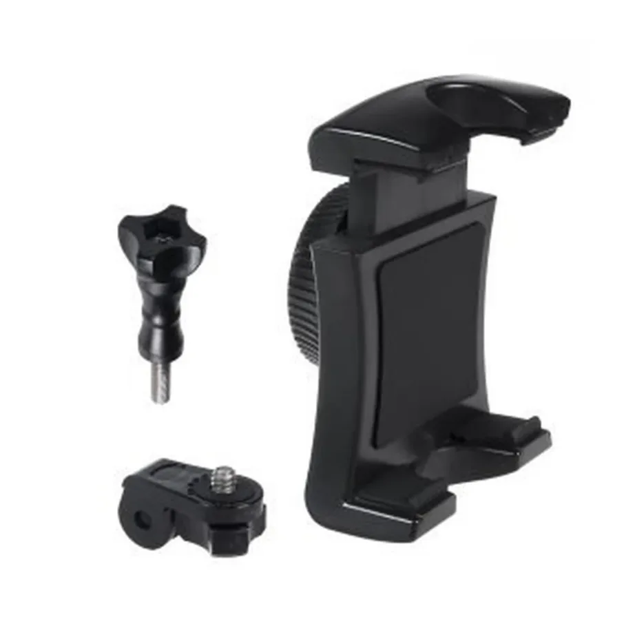 Maclean MC-825 must universaalne käepidemega hoidik kaamerale ja nutitelefonile, seadme laius 5,5–8,8 cm – 2