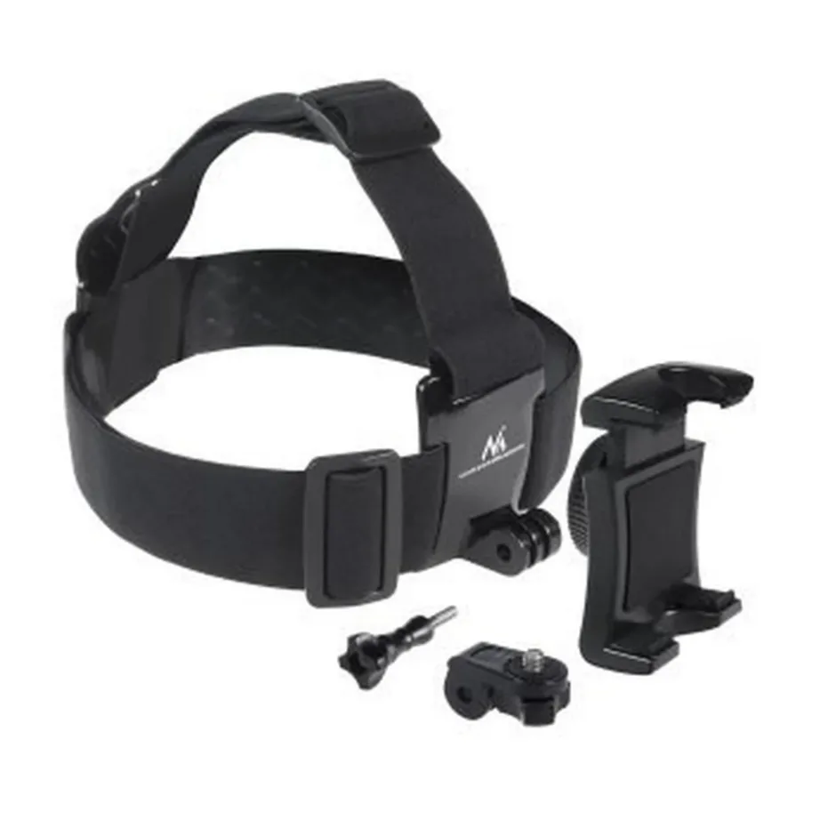 Maclean MC-825 must universaalne käepidemega hoidik kaamerale ja nutitelefonile, seadme laius 5,5–8,8 cm