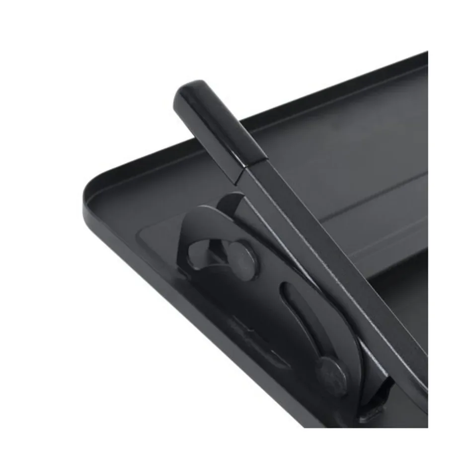 Maclean MC-831 38×30 cm metallist reguleeritav must jalatugi libisemisvastase põhjaga, kandevõimega 20 kg – 2