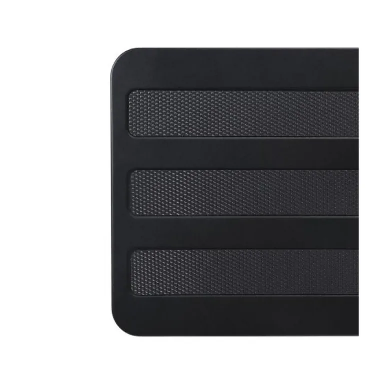 Maclean MC-831 38x30 cm metallist reguleeritav must jalatugi libisemisvastase põhjaga, kandevõimega 20 kg