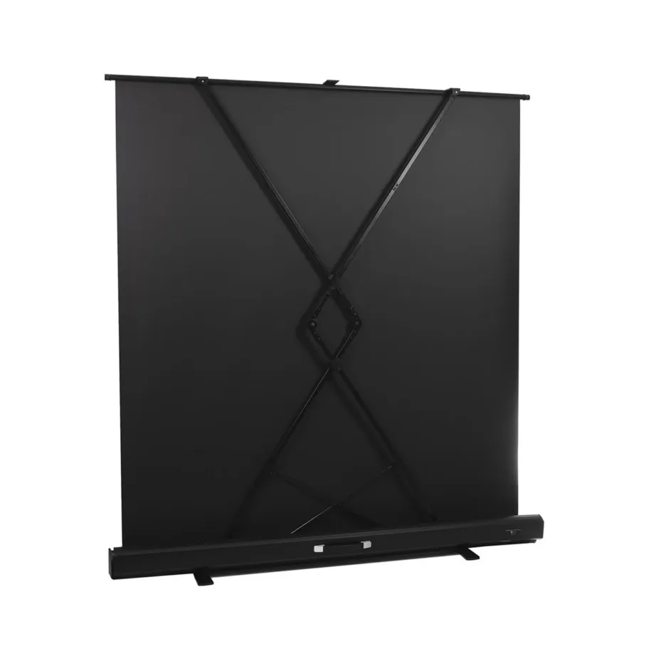 Maclean MC-963 86″ põrandale paigaldatav valge projektsiooniekraan 172×130 cm 4:3, kaasaskantav, 160° vaatenurk, 13 kg – 4