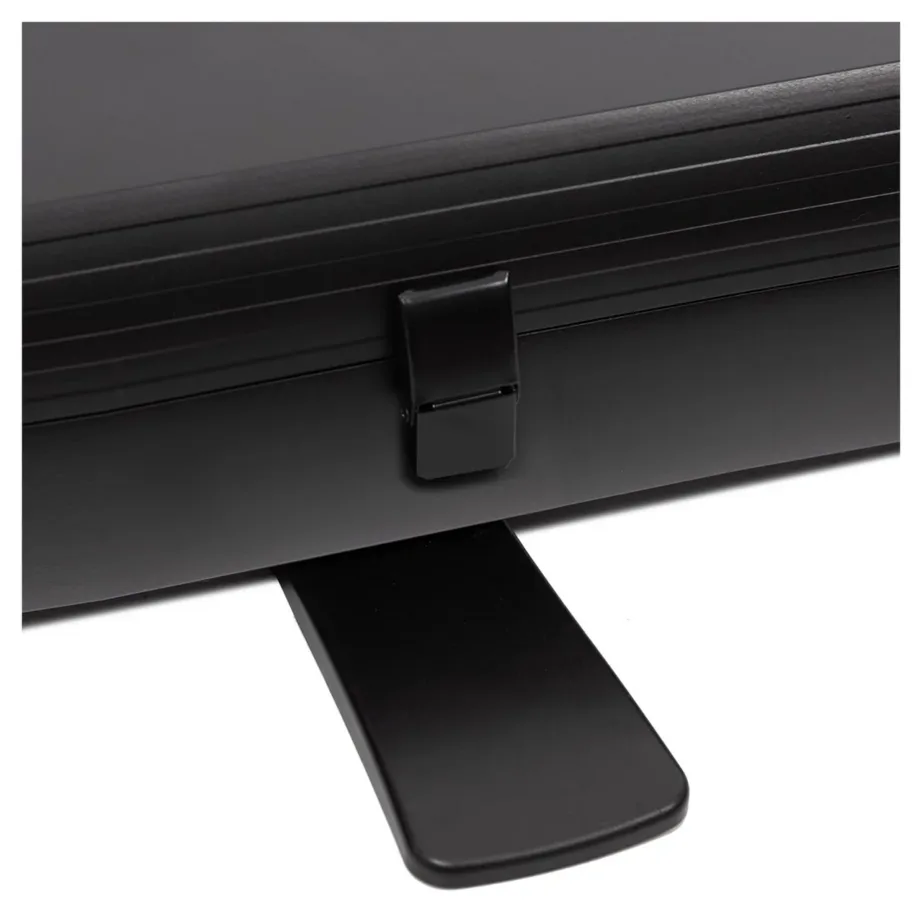 Maclean MC-963 86″ põrandale paigaldatav valge projektsiooniekraan 172×130 cm 4:3, kaasaskantav, 160° vaatenurk, 13 kg – 5