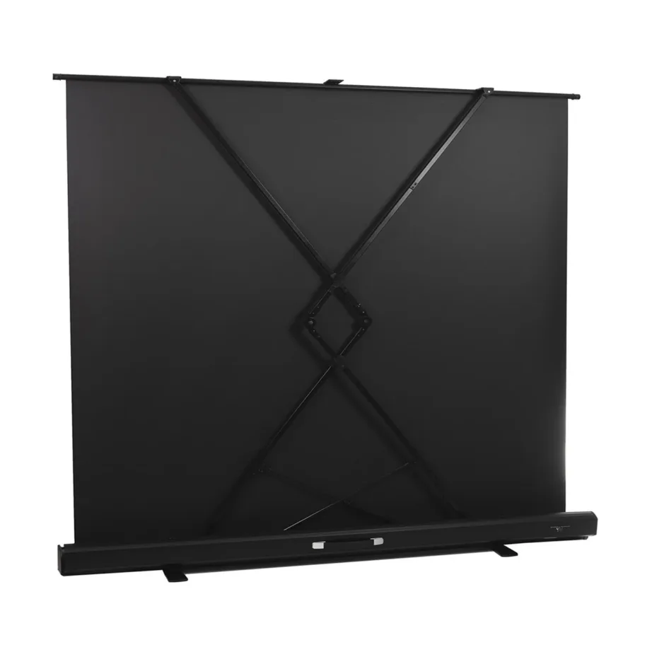 Maclean MC-964 100″ (16:9) valge põrandale paigaldatav kaasaskantav projektsiooniekraan, 210×123 cm – 18