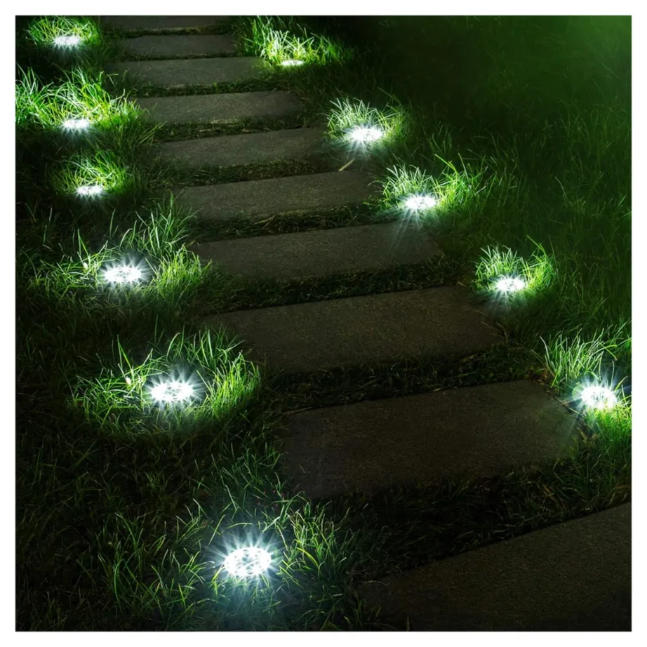 Maclean MCE318 0,7 W must päikeseenergial LED aialamp, 12 LED, 4000K, IP44, 200x250x110 mm, välitingimustesse – 8