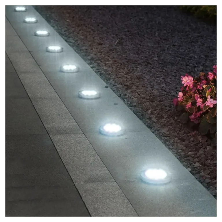 Maclean MCE318 0,7 W must päikeseenergial LED aialamp, 12 LED, 4000K, IP44, 200x250x110 mm, välitingimustesse
