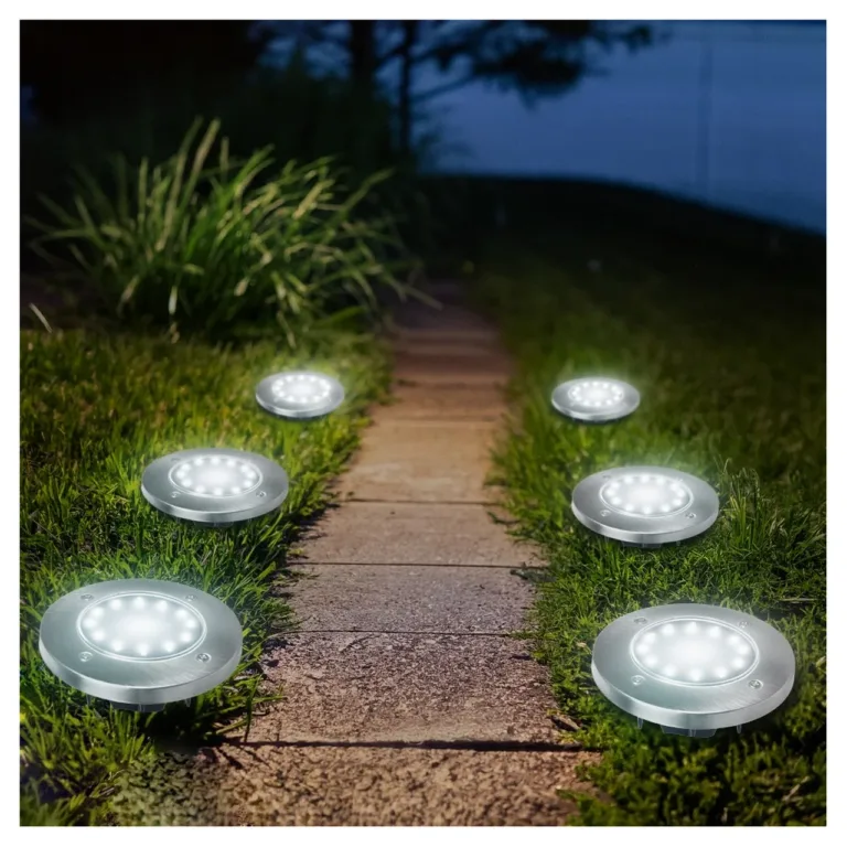 Maclean MCE318 0,7 W must päikeseenergial LED aialamp, 12 LED, 4000K, IP44, 200x250x110 mm, välitingimustesse
