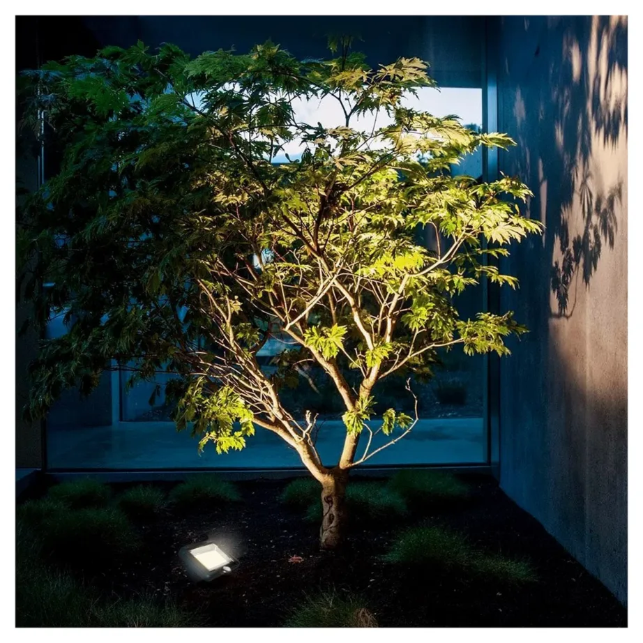 Maclean MCE438 5W 400 lm 160x150x80 mm must päikeseenergial töötav LED välisseinalamp liikumisanduriga, IP44, valge valgus – 3