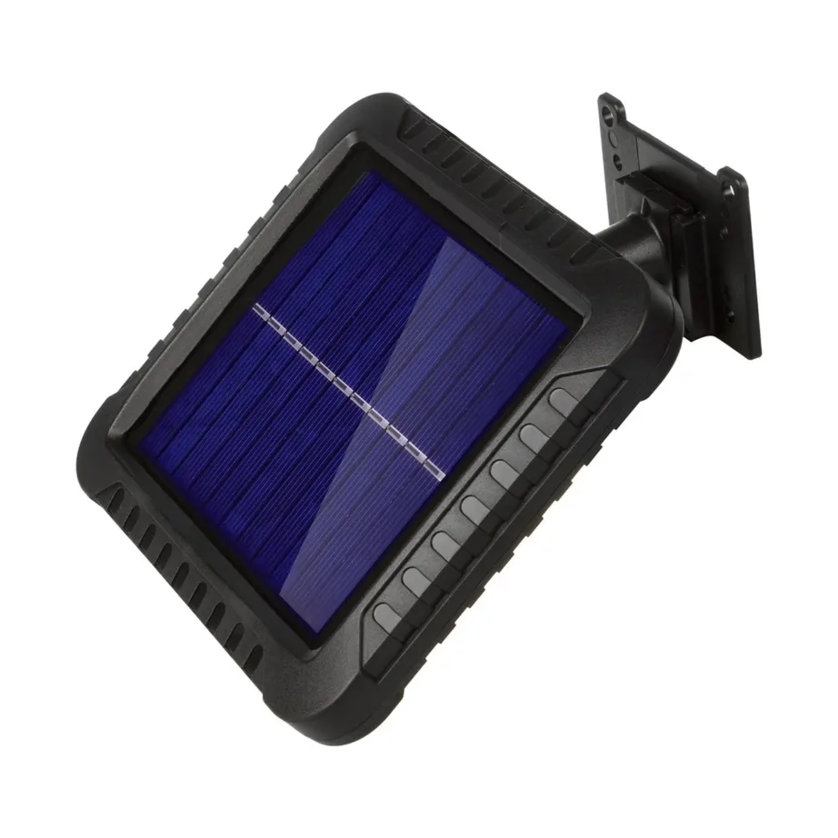 Maclean MCE438 5W 400 lm 160x150x80 mm must päikeseenergial töötav LED välisseinalamp liikumisanduriga, IP44, valge valgus – 7