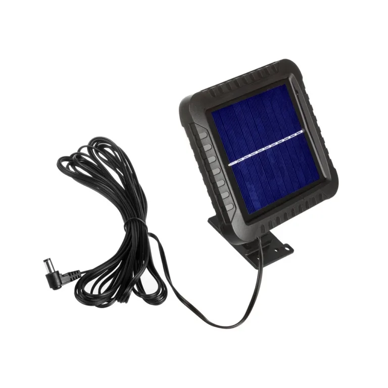 Maclean MCE438 5W 400 lm 160x150x80 mm must päikeseenergial töötav LED välisseinalamp liikumisanduriga, IP44, valge valgus