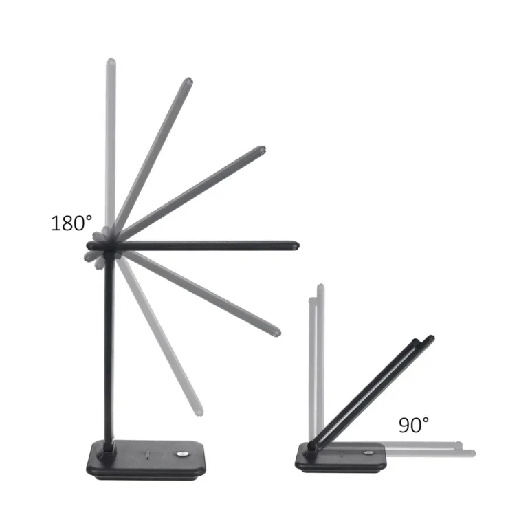 Maclean MCE614 B 9W must LED lauavalgusti, hämardatav ja kallutatav, 1 pirn, kodukontorisse