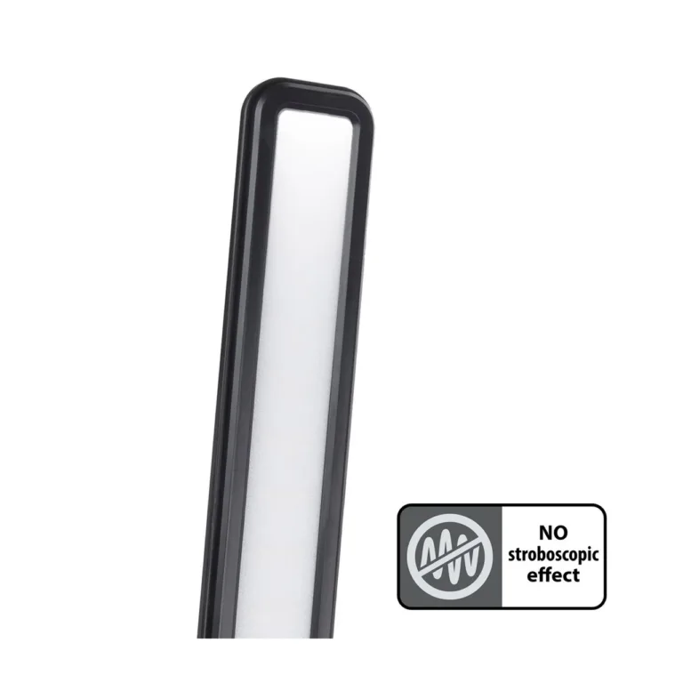 Maclean MCE614 B 9W must LED lauavalgusti, hämardatav ja kallutatav, 1 pirn, kodukontorisse