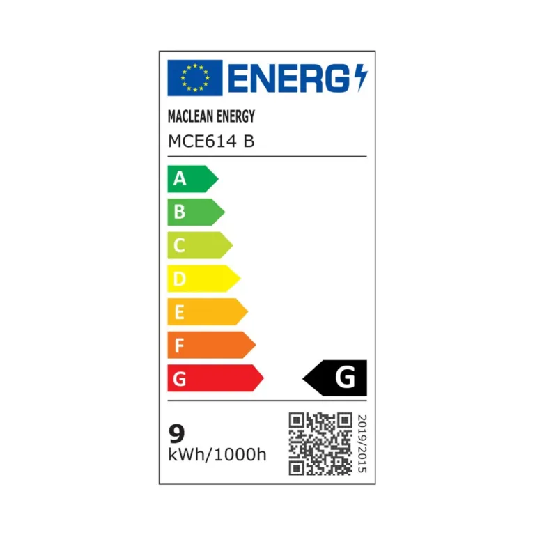 Maclean MCE614 B 9W must LED lauavalgusti, hämardatav ja kallutatav, 1 pirn, kodukontorisse