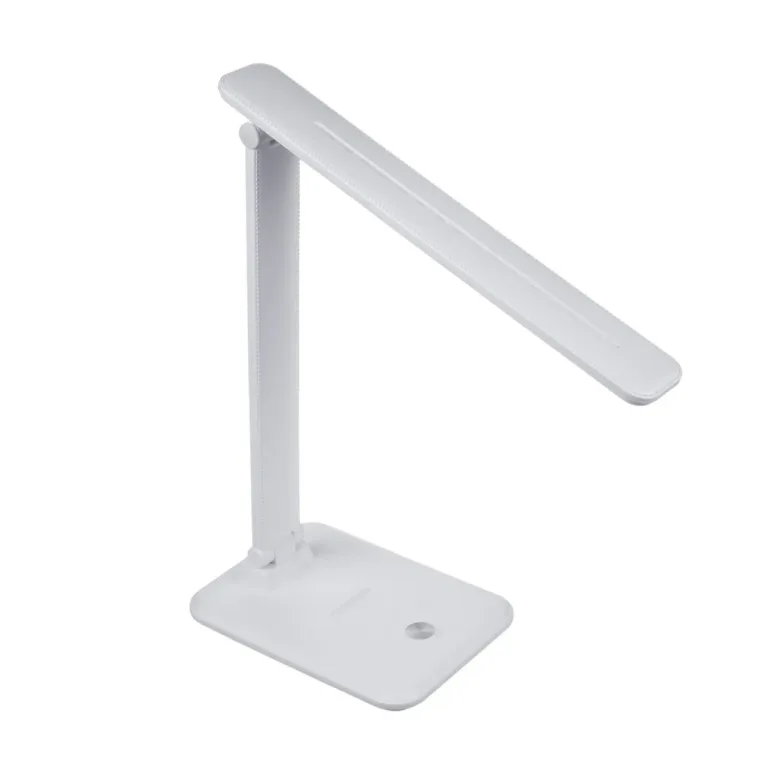 Maclean MCE614W 9W valge dimmerdatav LED lauavalgusti reguleeritava kaldega, 3000K/4500K/6500K, kodukontorisse