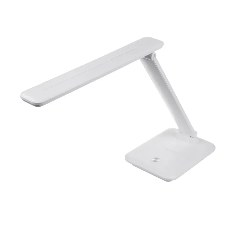 Maclean MCE614W 9W valge dimmerdatav LED lauavalgusti reguleeritava kaldega, 3000K/4500K/6500K, kodukontorisse