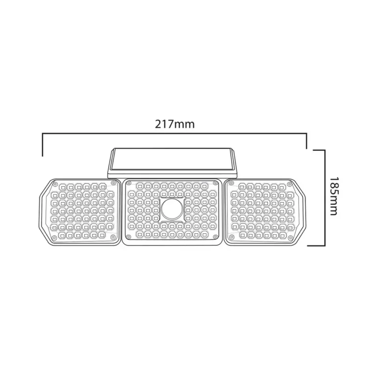Maclean MCE615 4W must IP65 päikesepaneeliga LED seinavalgusti liikumis- ja hämarussensoriga 320 lm 4000K, liitium-ioonaku, välitingimustesse (aeda, fassaadile, terrassile)