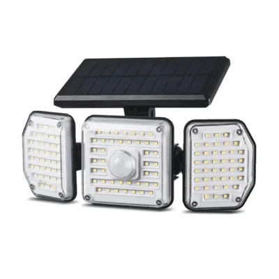 Maclean MCE615 4W must IP65 päikesepaneeliga LED seinavalgusti liikumis- ja hämarussensoriga 320 lm 4000K, liitium-ioonaku, välitingimustesse (aeda, fassaadile, terrassile)