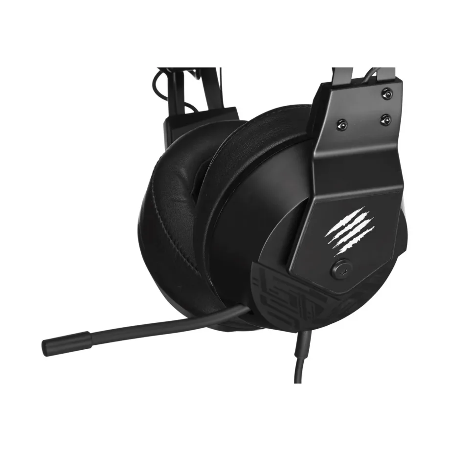 Mad Catz F.R.E.Q. 2 must 280 g juhtmega binauraalne mänguripeakomplekt 3,5 mm ühendusega, neodüümielementide ja mürasummutusega mikrofoniga – 2