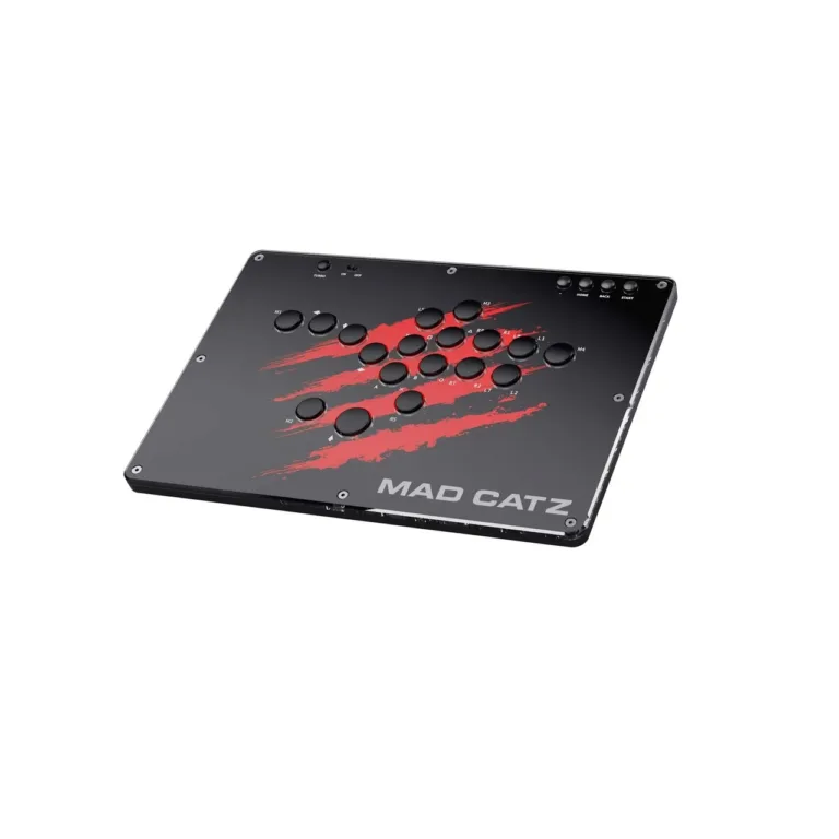 Mad Catz N.E.K.O GAPCCAINBL002-0 must 18-nupuline USB-C arkaadipult Windows/PS4/Switchile, mõõdud 340x240x35 mm
