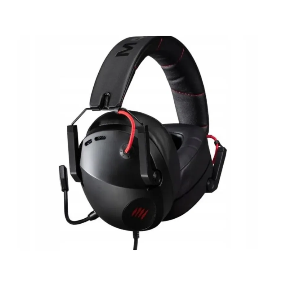 Mad Catz P.I.L.O.T. 3 AP13C1INBL000-0 juhtmega must mänguripeakomplekt, 50 mm kõlarid, 3,5 mm ühendus, kahepoolne, mikrofoniga, 217x192x83 mm – 2