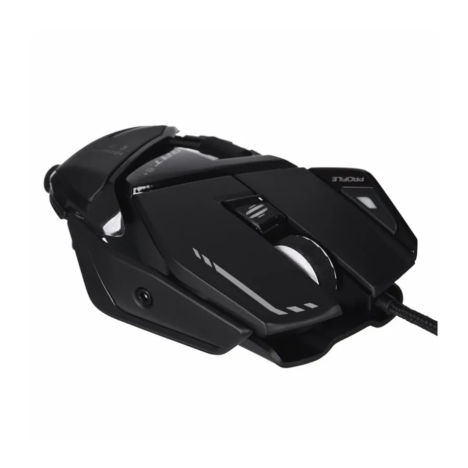 Mad Catz R.A.T. 8+ MR05DCINBL000-0 16000 DPI optiline mängurihiir, 11 nuppu, must, USB, paremakäeline – 12