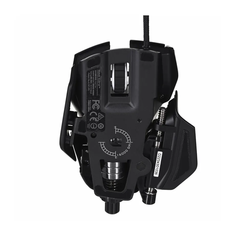 Mad Catz R.A.T. 8+ MR05DCINBL000-0 16000 DPI optiline mängurihiir, 11 nuppu, must, USB, paremakäeline – 9