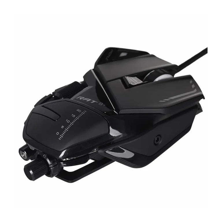 Mad Catz R.A.T. 8+ MR05DCINBL000-0 16000 DPI optiline mängurihiir, 11 nuppu, must, USB, paremakäeline