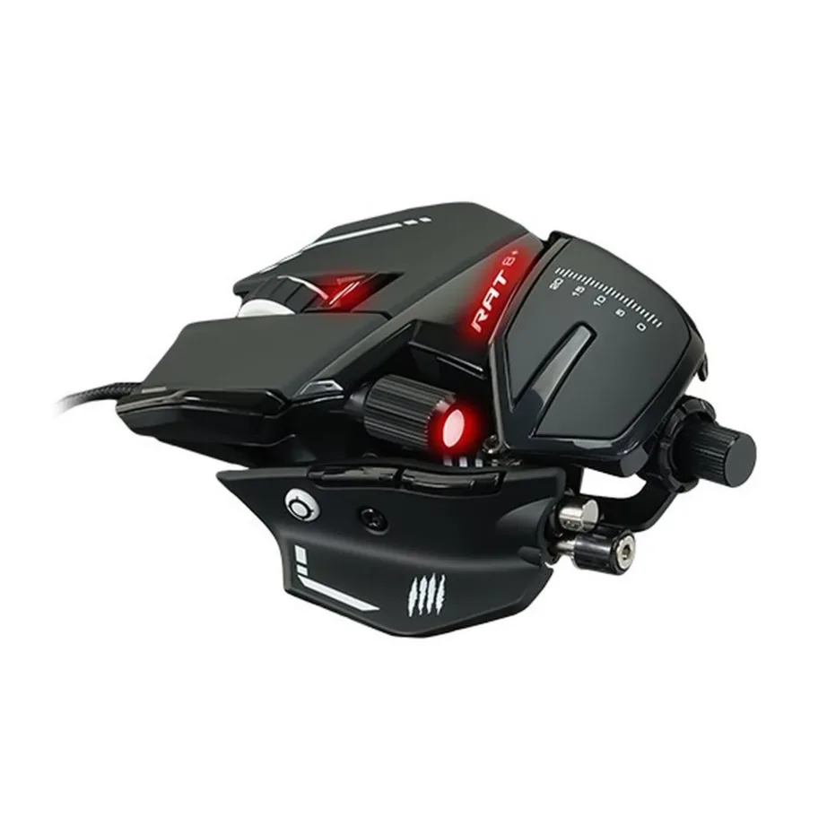 Mad Catz R.A.T. 8+ MR05DCINBL000-0 16000 DPI optiline mängurihiir, 11 nuppu, must, USB, paremakäeline