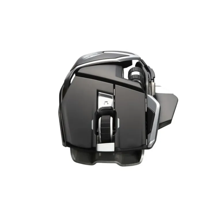 Mad Catz R.A.T. DWS MR07DHINBL000-0 must 16000 DPI optiline juhtmevaba mängurihiir, Bluetooth/2,4 GHz, 14 programmeeritavat nuppu, paremakäeline, 113 g, randmetoega