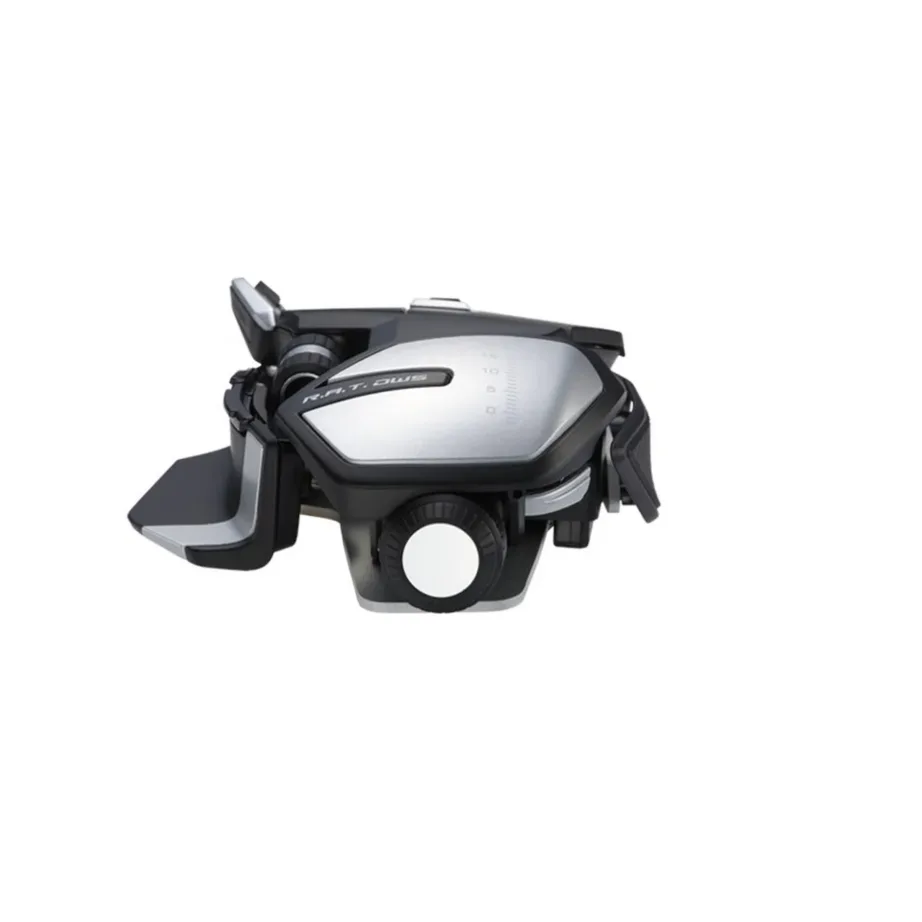 Mad Catz R.A.T. DWS MR07DHINBL000-0 must 16000 DPI optiline juhtmevaba mängurihiir, Bluetooth/2,4 GHz, 14 programmeeritavat nuppu, paremakäeline, 113 g, randmetoega – 7