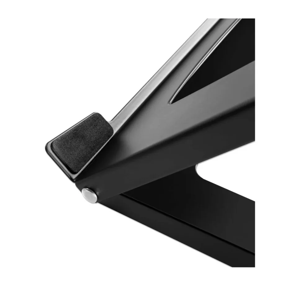 Manhattan 462129 must kokkupandav terasest sülearvuti ja tahvelarvuti alus, 10–15,6″ seadmetele, kandevõime kuni 5 kg – 11