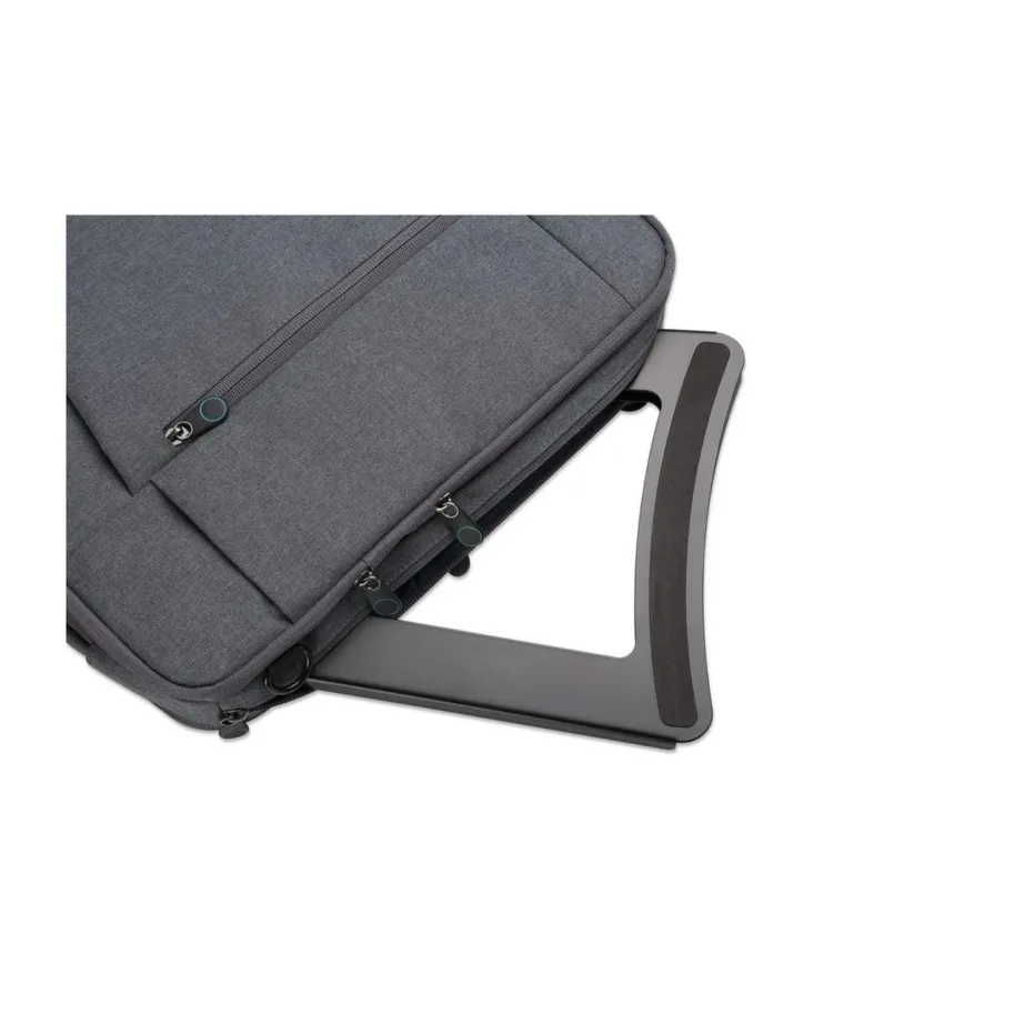 Manhattan 462129 must kokkupandav terasest sülearvuti ja tahvelarvuti alus, 10–15,6″ seadmetele, kandevõime kuni 5 kg – 6