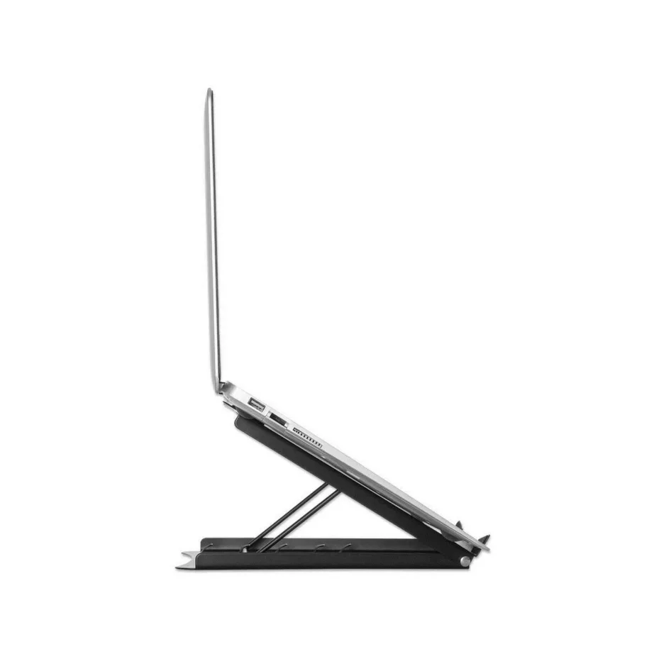 Manhattan 462129 must kokkupandav terasest sülearvuti ja tahvelarvuti alus, 10–15,6″ seadmetele, kandevõime kuni 5 kg – 10