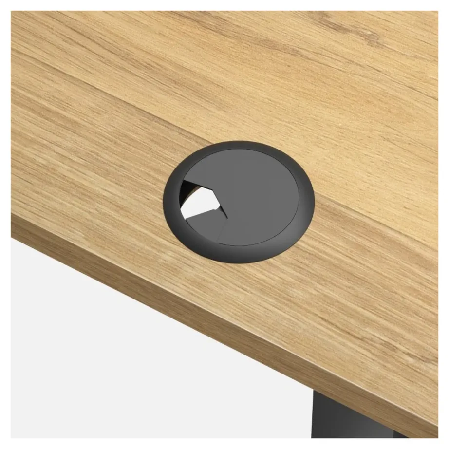 Mark Adler MA-LEADER 7.0 120×60 cm must reguleeritava kõrgusega metallraamiga elektriline kirjutuslaud, kandevõime 80 kg, klapikonksu ja seljakoti hoidikuga – 4