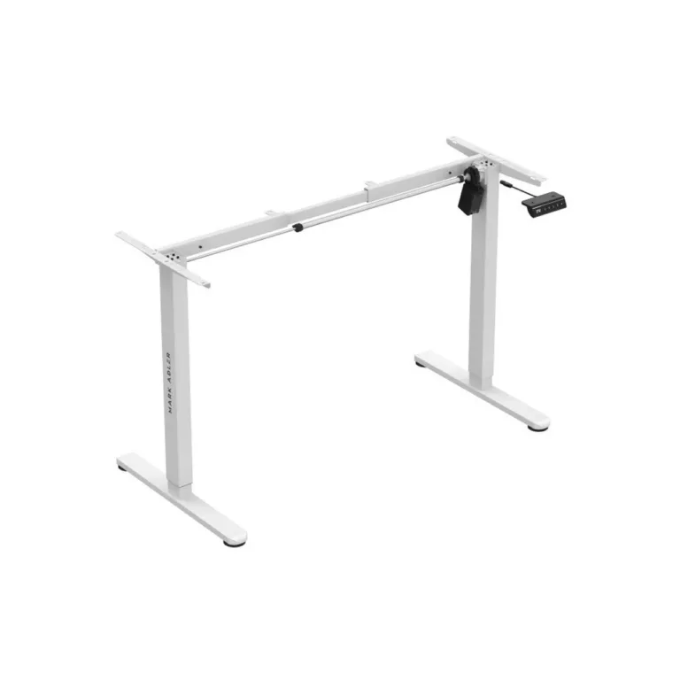 Mark Adler MA-XENO 2.1 White 90–135 cm valge elektriliselt reguleeritav terasest lauaraam, 72–118 cm, kuni 80 kg, kontori- ja mängulauale