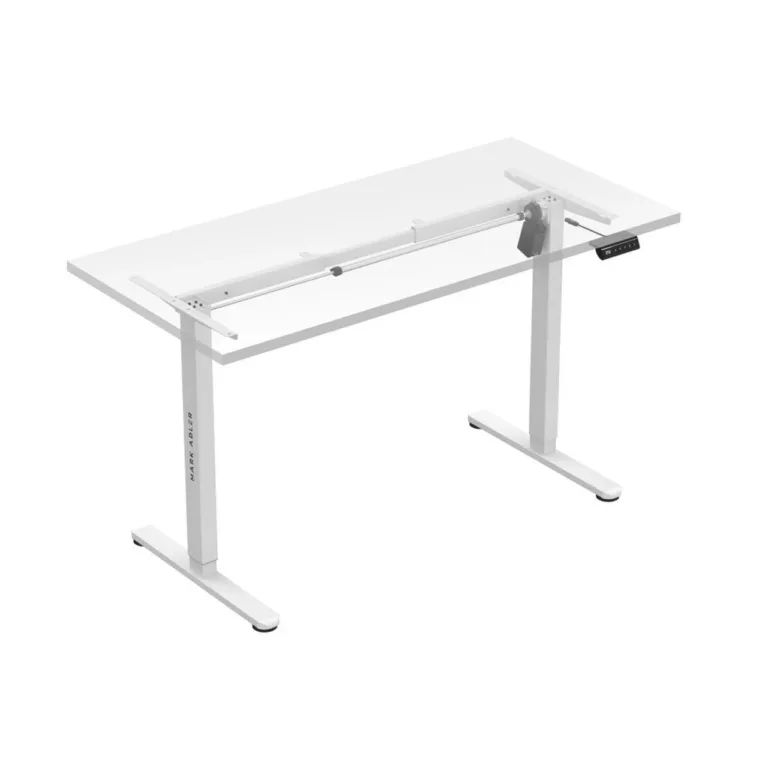 Mark Adler MA-XENO 2.1 White 90–135 cm valge elektriliselt reguleeritav terasest lauaraam, 72–118 cm, kuni 80 kg, kontori- ja mängulauale