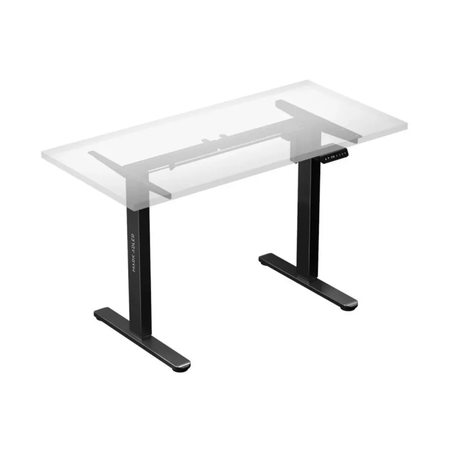 Mark Adler MA-XENO 4.1 must metallist elektriline lauaraam, kõrgusreguleeritav 72–118 cm, 80 kg, mälufunktsioon, sirgele lauale, kontorisse ja koju – 3