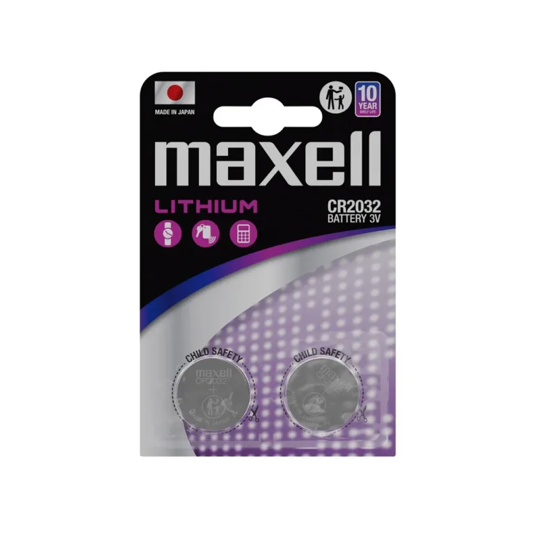 Maxell CR2032 3V liitiumnööppatarei 2 tk blisterpakendis