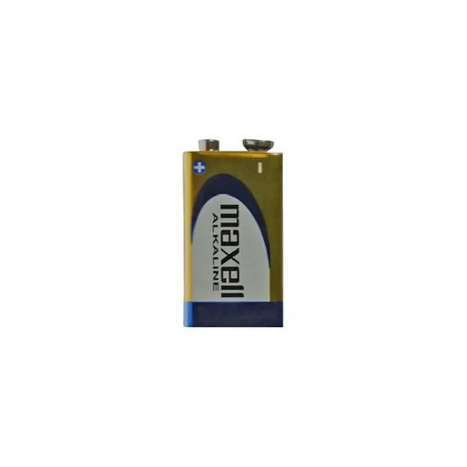 Maxell MX-150259 9V alkaalipatarei 1 tk blisterpakendis, kuld-sinine