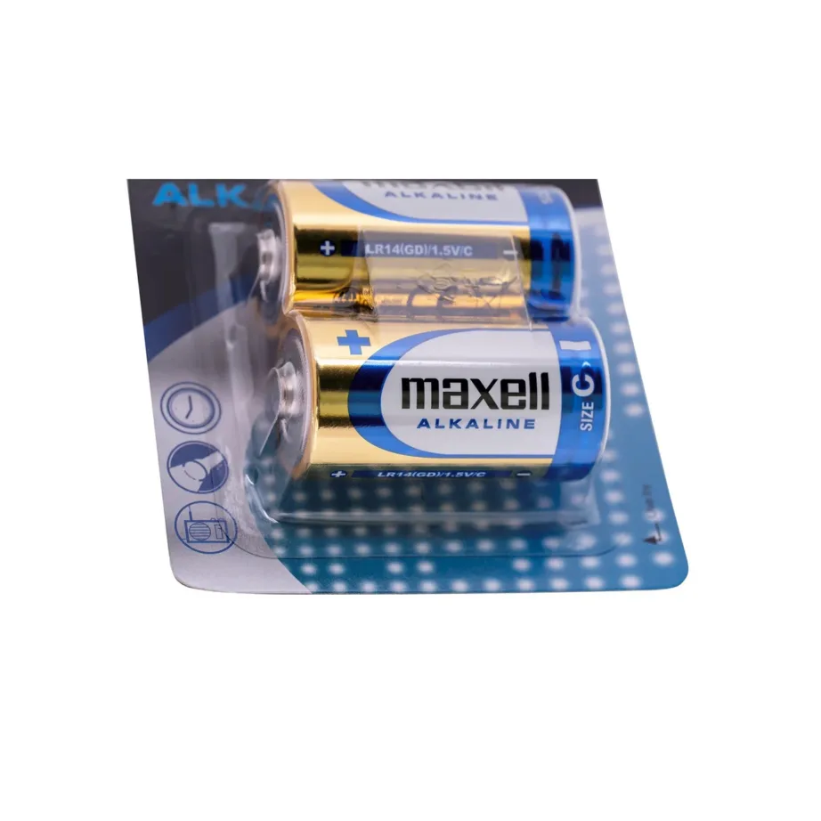 Maxell MX-162184 2 tk LR14 (C-tüüp) 1,5V aluselised patareid blisterpakendis – 3