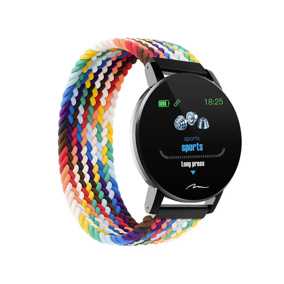 Media-Tech ACTIVEBAND THAITI MT871 1,3″ must nutikas spordikell, südame- ja vererõhu jälgimine, 150mAh, IP67, Bluetooth, nailonrihm, Android/iOS ühilduv – 13