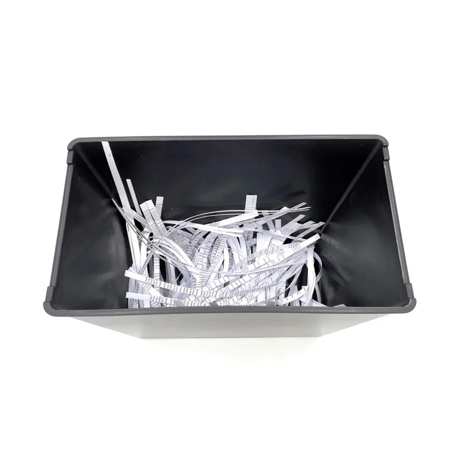 Media-Tech MT215 9,5 l must dokumentide hävitaja, P-1 turbetase, 22 cm pilu, krediitkaartidele – 5
