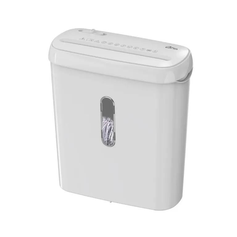 Media-Tech MT223 valge dokumentide ja krediitkaartide hävitaja, 8 L, 70 dB, 284x135x320 mm