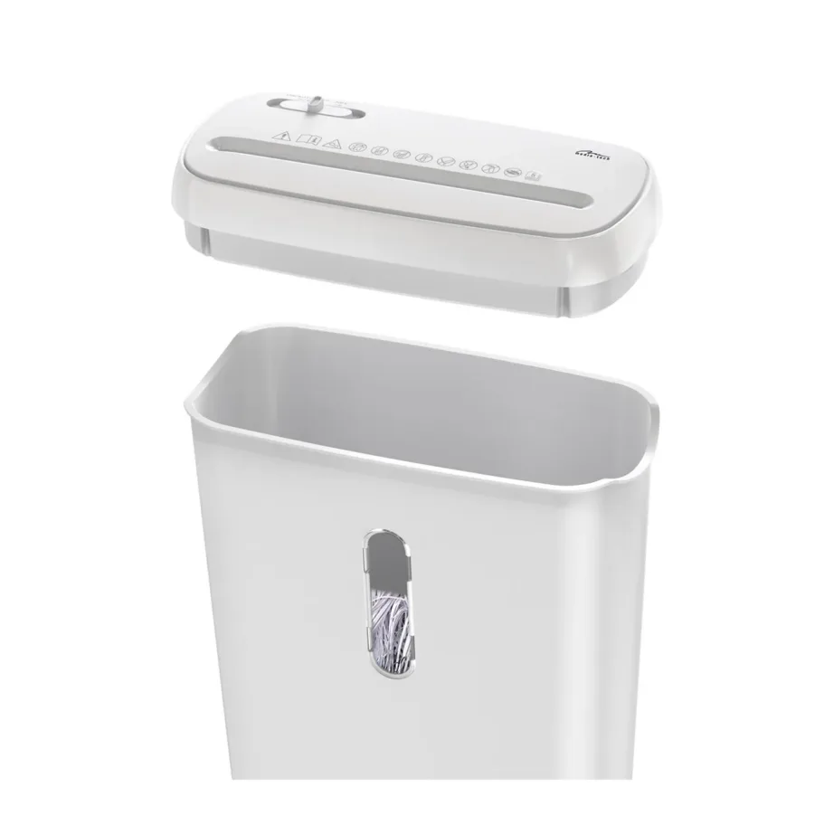 Media-Tech MT223 valge dokumentide ja krediitkaartide hävitaja, 8 L, 70 dB, 284x135x320 mm – 6