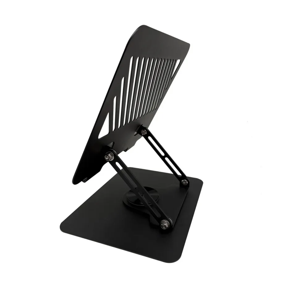 Media-Tech MT2662 10–17″ alumiiniumist ja terasest must pööratav ning reguleeritav sülearvutialus, kokkupandav – 10