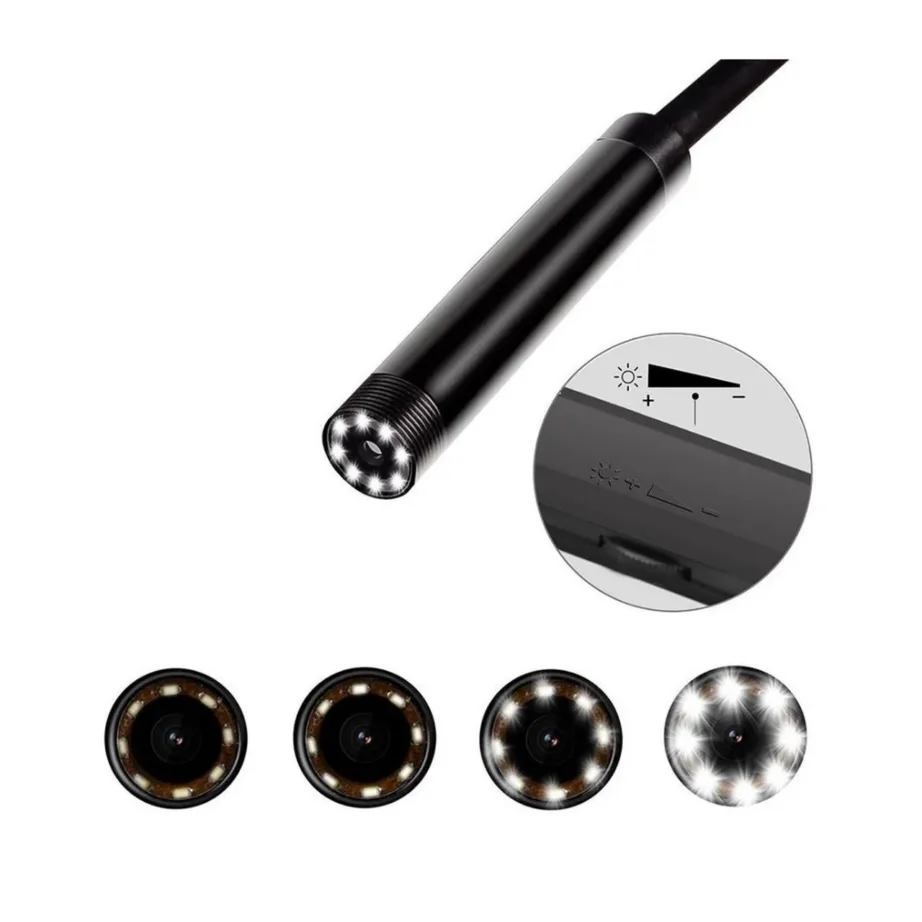 Media-Tech MT4099 5 m WiFi HD endoskoobikaamera IP67 veekindla 8 mm kaameraga, 6 LED-i, 1280x720p, Android/iOS/Windows tugi – 3