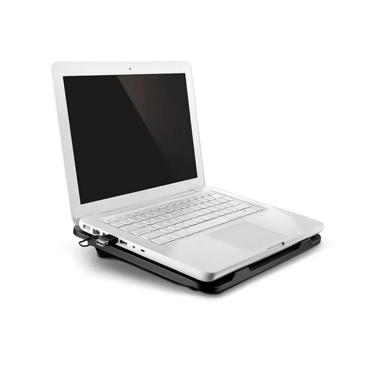 Media-Tech Silent Cooling Pad MT2660 330x250x40 mm must USB-sülearvuti jahutusalus 13,5 cm taustvalgustusega ventilaatoriga