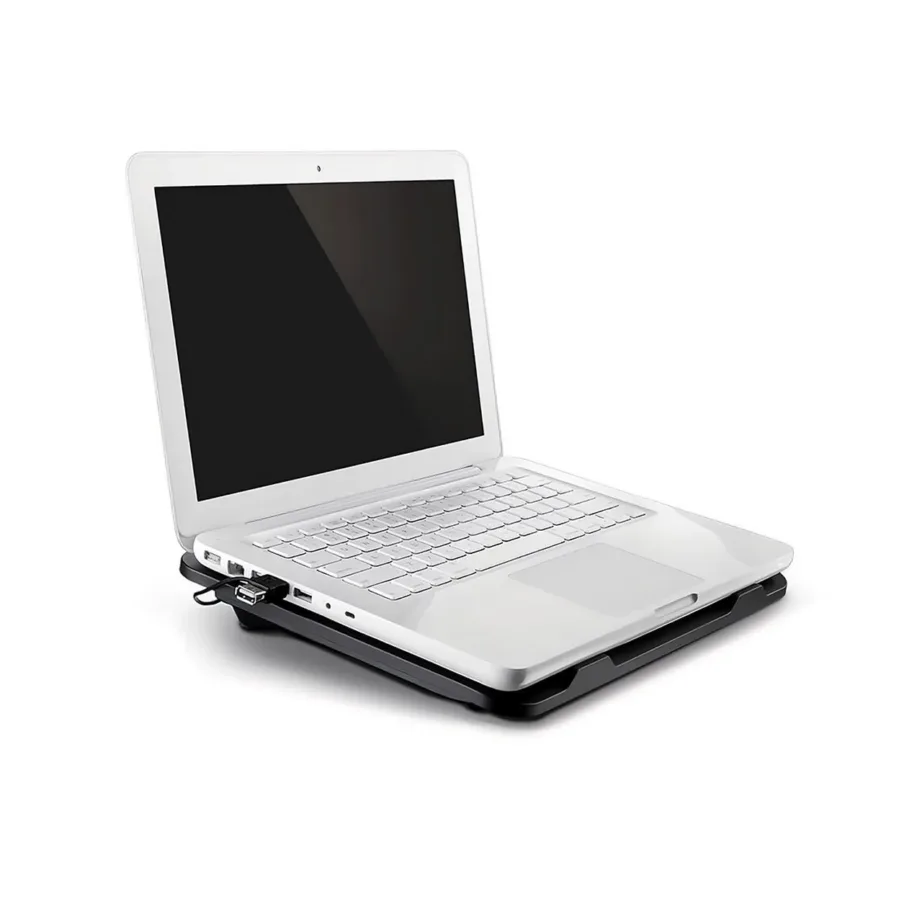 Media-Tech Silent Cooling Pad MT2660 330x250x40 mm must USB-sülearvuti jahutusalus 13,5 cm taustvalgustusega ventilaatoriga – 2